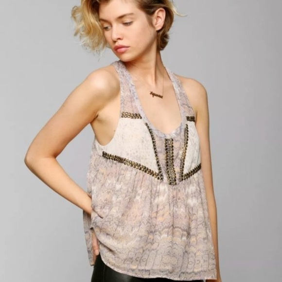 Urban Outfitters Ecote Main Event Embellished Tank - Picture 2 of 8